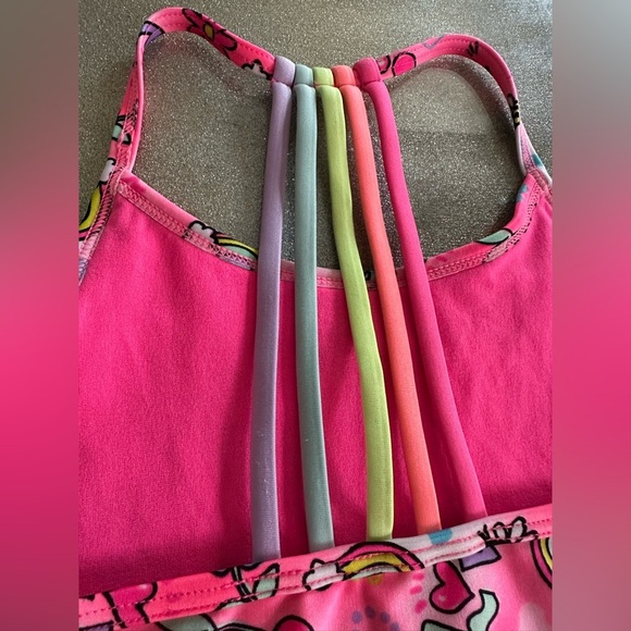 The Children's Place Pink Butterfly Bikini Set (876) - Picture 6 of 11